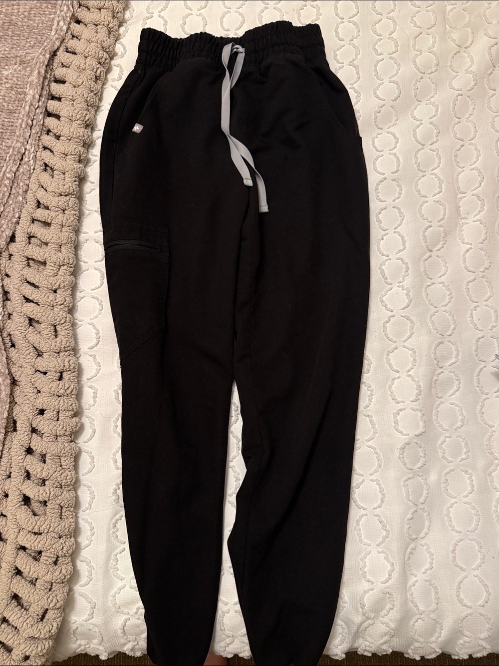 Figs Black dowa joggers